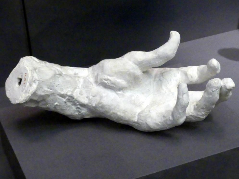 Auguste Rodin (1863–1917), Handstudie, New York, Metropolitan Museum of Art (Met), Saal 800, um 1885
