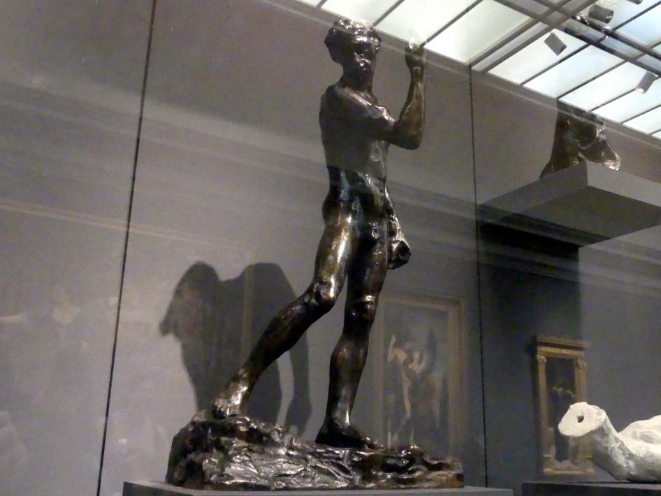 Auguste Rodin (1863–1917), Pierre de Wissant, Aktstudie, New York, Metropolitan Museum of Art (Met), Saal 800, 1885, Bild 3/4