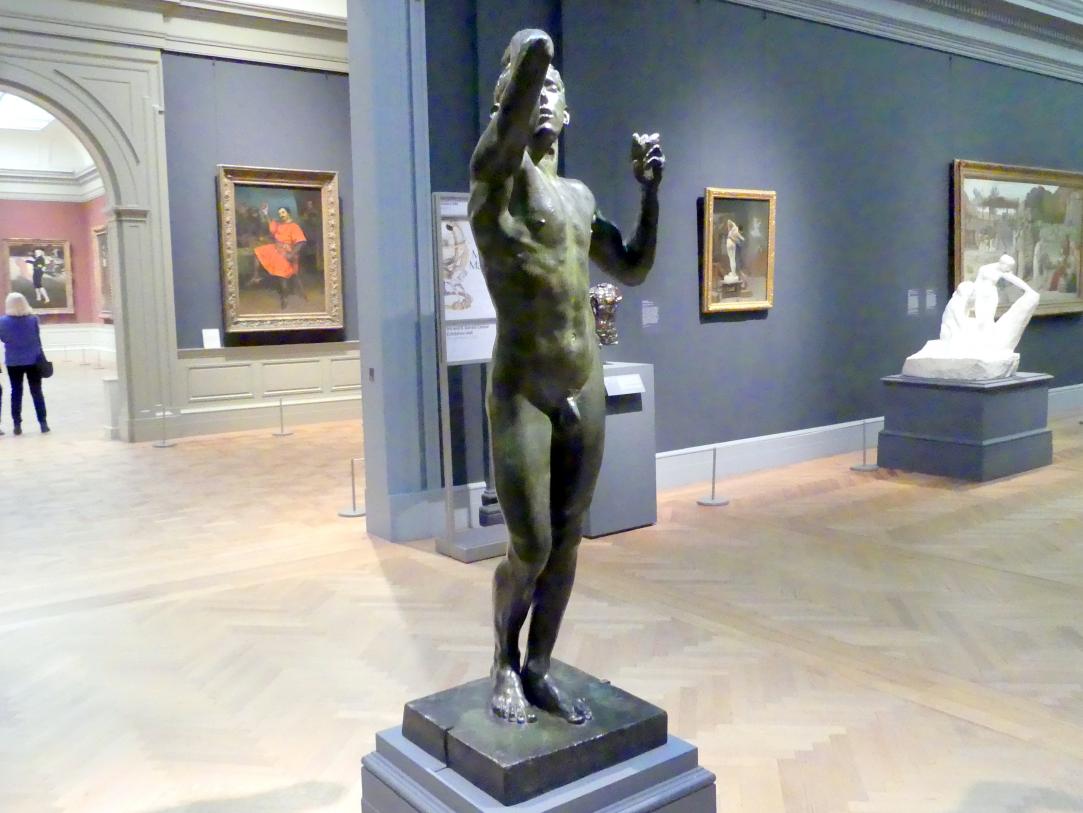 Auguste Rodin (1863–1917), Die Bronzezeit, New York, Metropolitan Museum of Art (Met), Saal 800, 1876, Bild 2/5