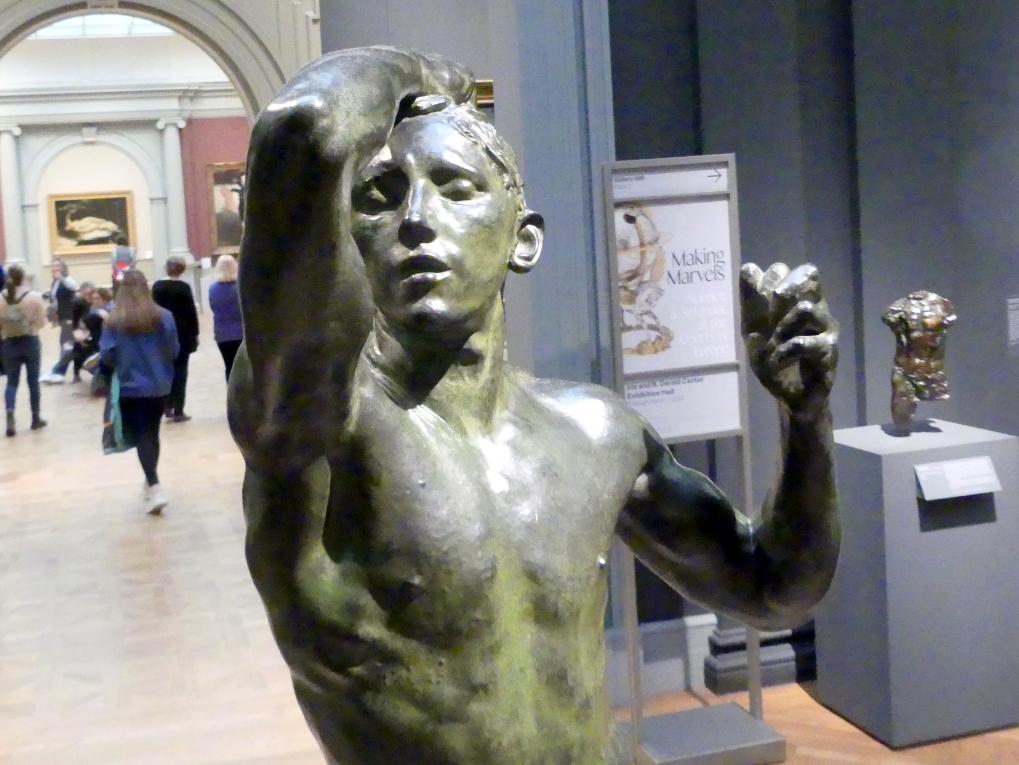 Auguste Rodin (1863–1917), Die Bronzezeit, New York, Metropolitan Museum of Art (Met), Saal 800, 1876, Bild 4/5