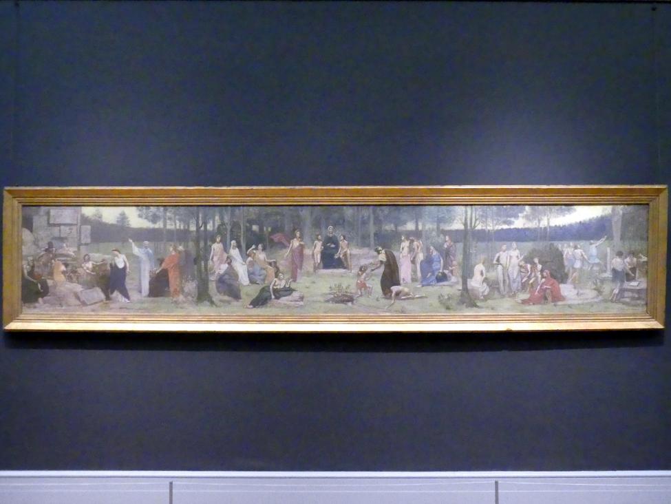 Pierre Puvis de Chavannes (1850–1891), Allegorie von der Sorbonne, New York, Metropolitan Museum of Art (Met), Saal 800, 1889