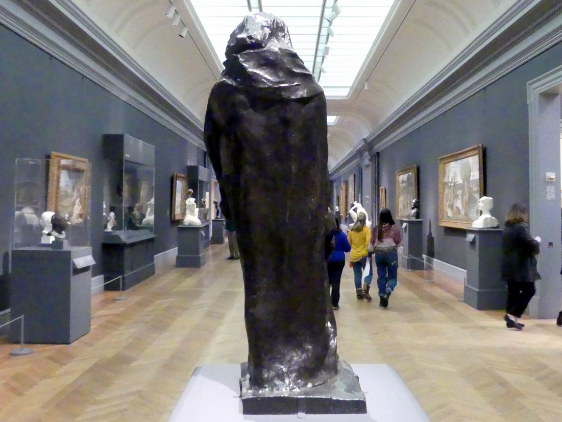 Auguste Rodin (1863–1917), Abschließende Studie zum Denkmal für Balzac, New York, Metropolitan Museum of Art (Met), Saal 800, 1897, Bild 3/5