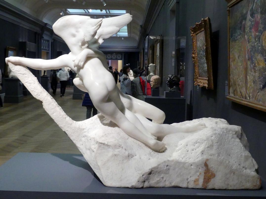 Auguste Rodin (1863–1917), Amor und Psyche, New York, Metropolitan Museum of Art (Met), Saal 800, vor 1893, Bild 4/7