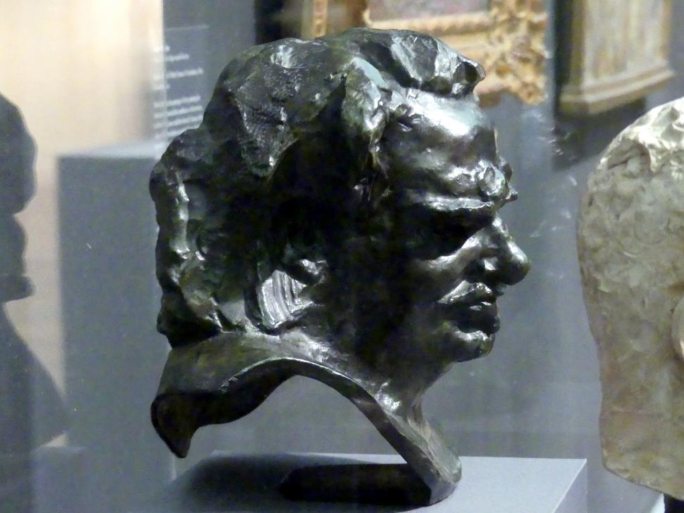 Auguste Rodin (1863–1917), Büste des Balzac, New York, Metropolitan Museum of Art (Met), Saal 800, um 1892–1893, Bild 3/4
