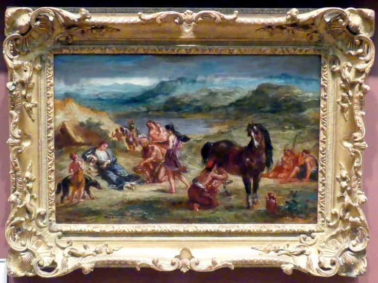 Eugène Delacroix (1820–1862), Ovid unter den Skythen, New York, Metropolitan Museum of Art (Met), Saal 801, 1862