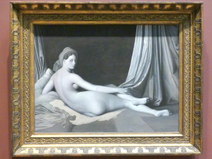 Jean-Auguste-Dominique Ingres: Odalisque in Grisaille, um 1824 - 1834