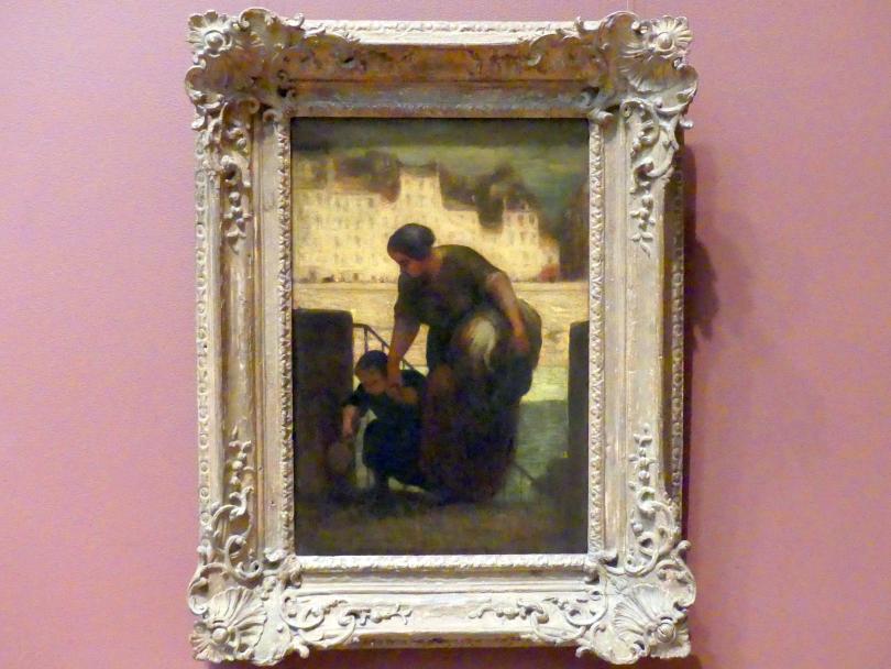 Honoré Daumier: Die Wäscherin, 1863