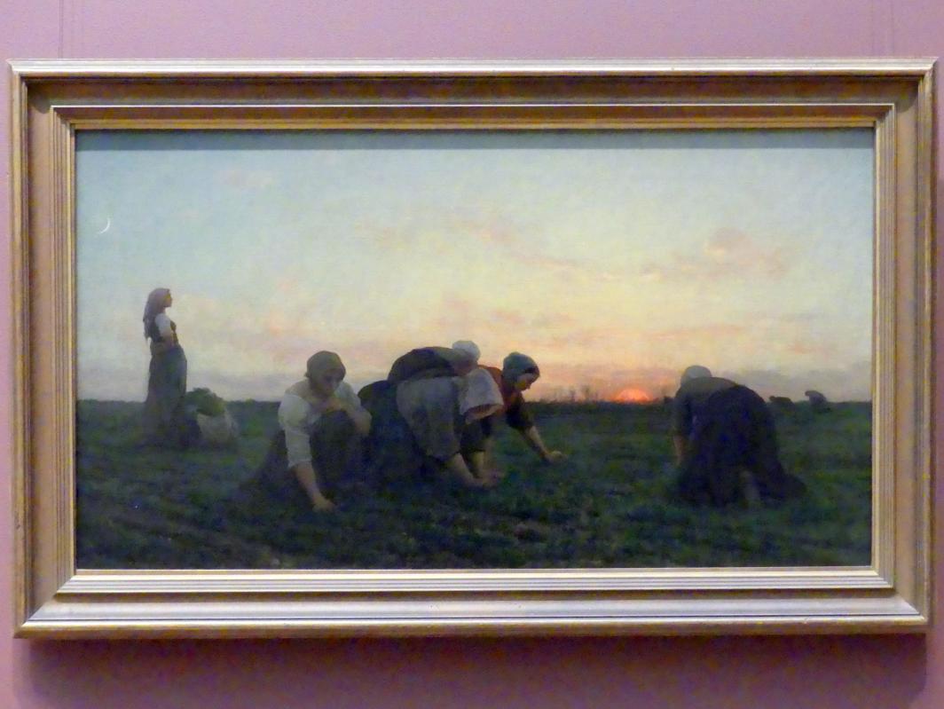 Jules Breton: Die Unkrautstecher, 1868