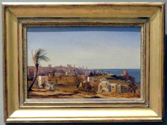 Jules Coignet (1843–1844), Blick auf Beirut, New York, Metropolitan Museum of Art (Met), Saal 804, 1844