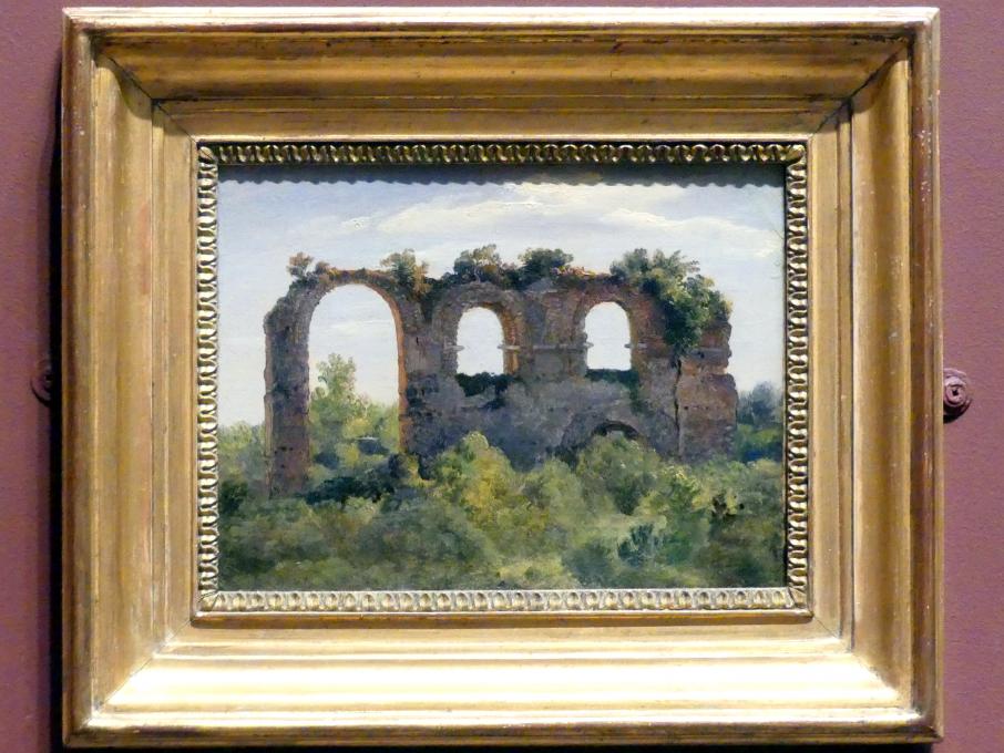 André Giroux (1827–1829), Teilstück der Aqua Claudia bei Rom, New York, Metropolitan Museum of Art (Met), Saal 805, um 1826–1829
