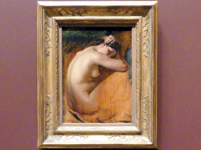 Henri Lehmann (Karl Rudolph Heinrich Lehmann) (1840), Weibliche Aktstudie, New York, Metropolitan Museum of Art (Met), Saal 806, 1840