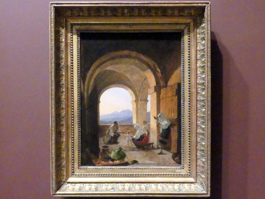 Franz Ludwig Catel (1818–1852), Erste Gehversuche, New York, Metropolitan Museum of Art (Met), Saal 806, um 1820–1825