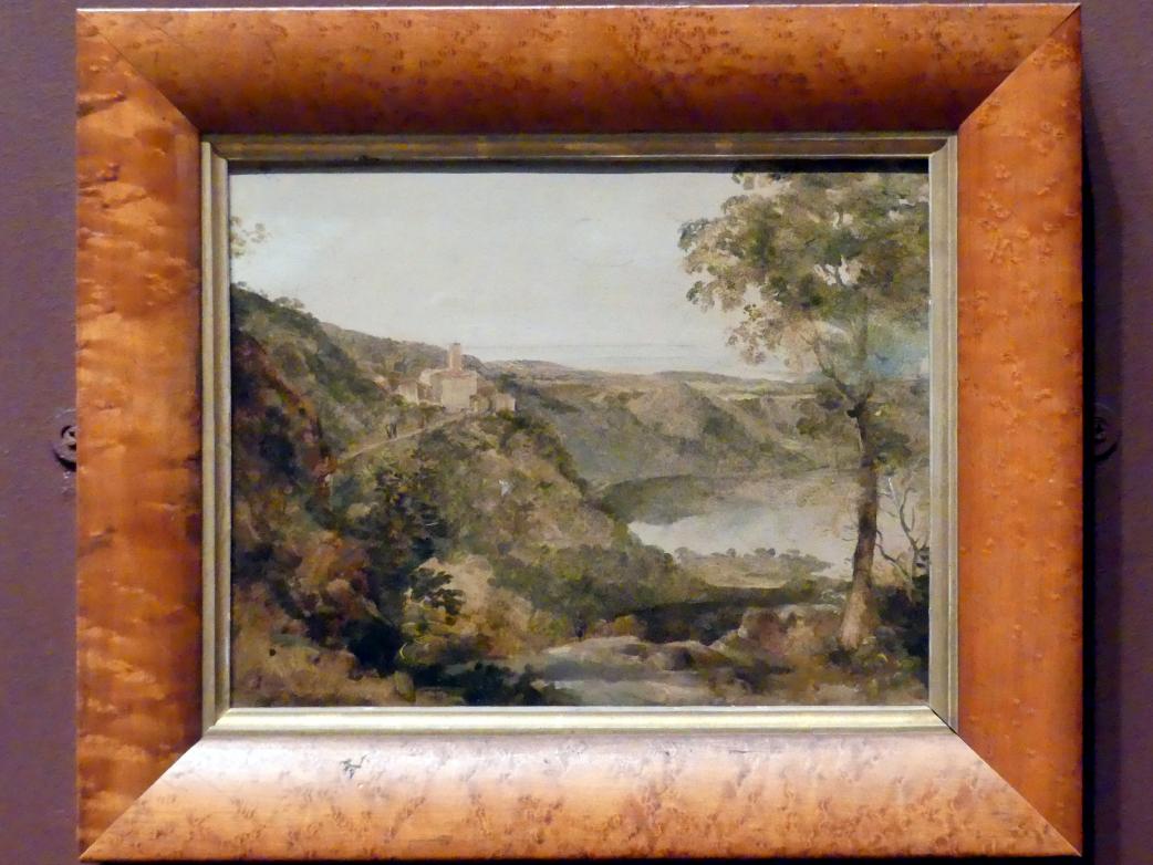 Johann Georg von Dillis (1796–1831), Nemi, New York, Metropolitan Museum of Art (Met), Saal 806, um 1805