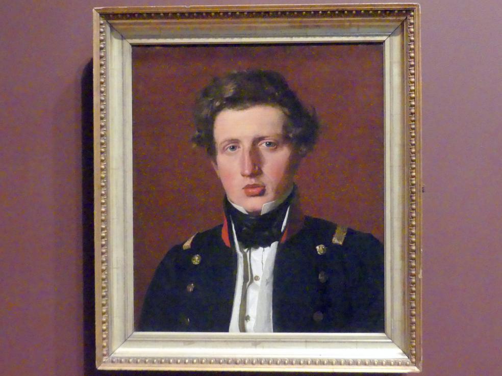 Christen Købke (1830–1848): Valdemar Hjartvar Købke (1813-1893), der Bruder des Künstlers, um 1838