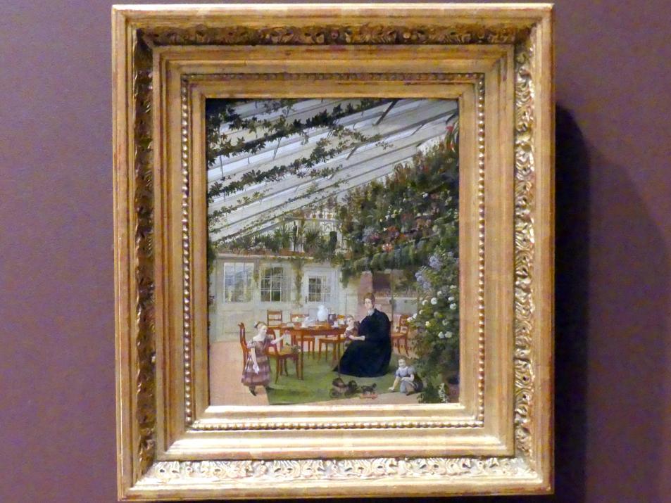 Eduard Gaertner (1827–1868), Die Familie von Herrn Westfal im Konservatorium, New York, Metropolitan Museum of Art (Met), Saal 807, 1836