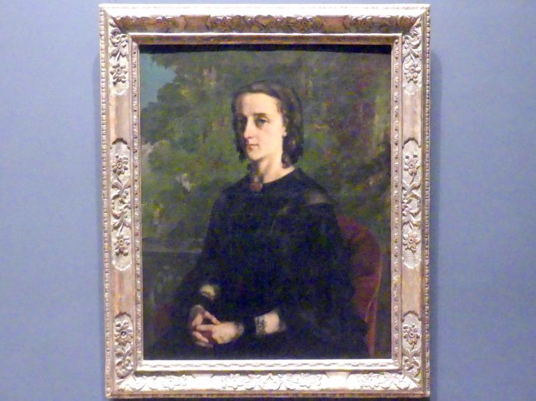 Gustave Courbet: Madame Frederic Breyer (Fanny Hélène Van Bruyssel, 1830-1894), 1858