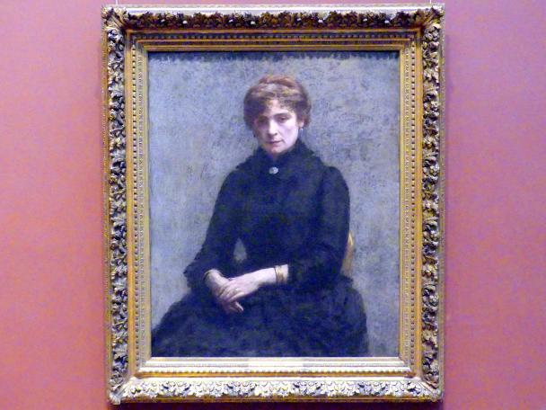 Henri Fantin-Latour (1858–1888), Bildnis einer Frau, New York, Metropolitan Museum of Art (Met), Saal 810, 1885