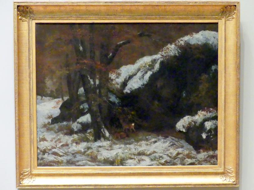 Gustave Courbet (1849–1874), Hirsch, New York, Metropolitan Museum of Art (Met), Saal 811, um 1865, Bild 1/2