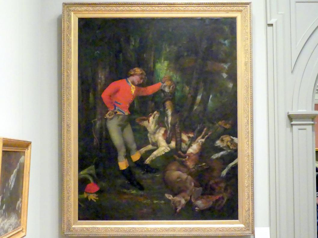 Gustave Courbet: Nach der Jagd, um 1859