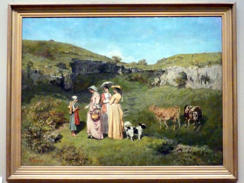 Gustave Courbet: Junge Damen vom Dorf, 1851 - 1852