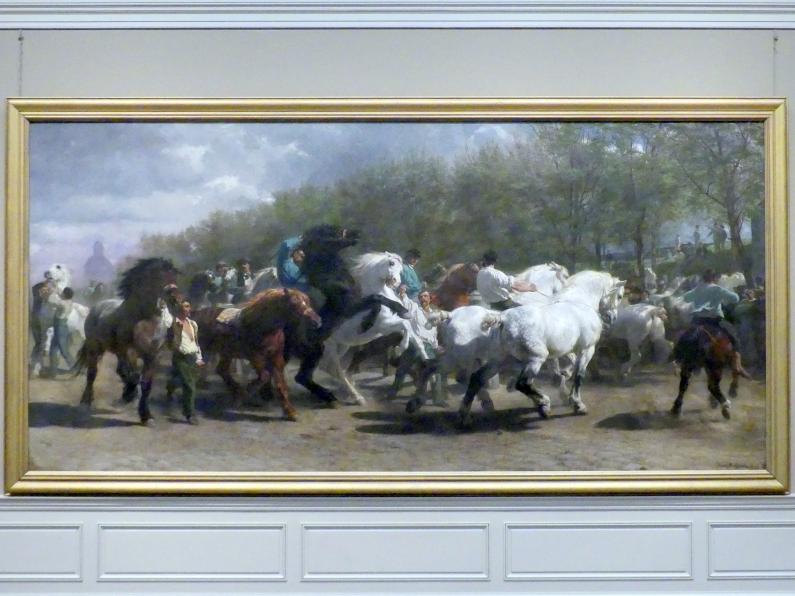 Rosa Bonheur: Pferdemarkt, um 1852 - 1855