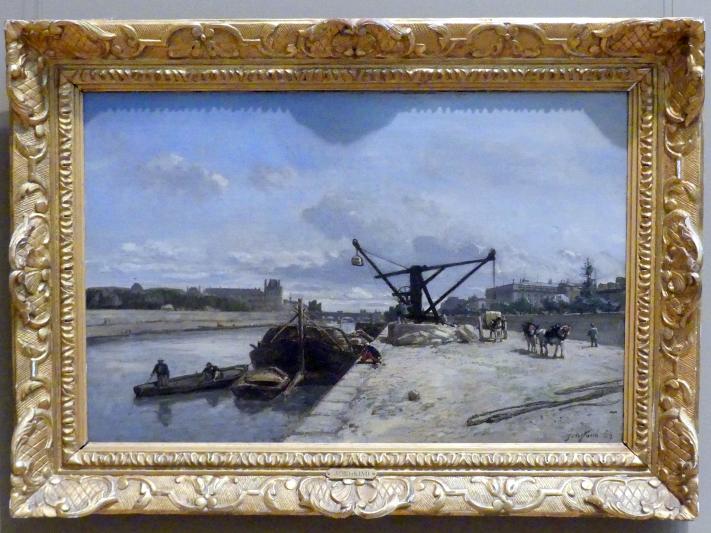 Johan Barthold Jongkind (1854–1865): Blick vom Quai d'Orsay, 1854