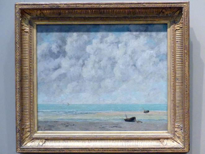 Gustave Courbet (1849–1874), Das ruhige Meer, New York, Metropolitan Museum of Art (Met), Saal 812, 1869, Bild 1/2