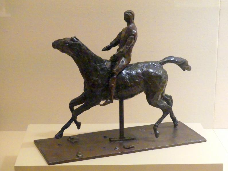 Edgar Degas: Pferd mit Jockey, vor 1879