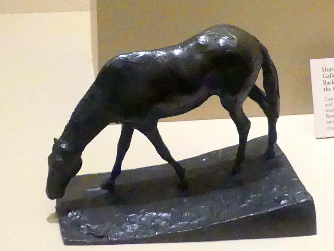 Edgar Degas: Pferd am Trog, um 1860 - 1868