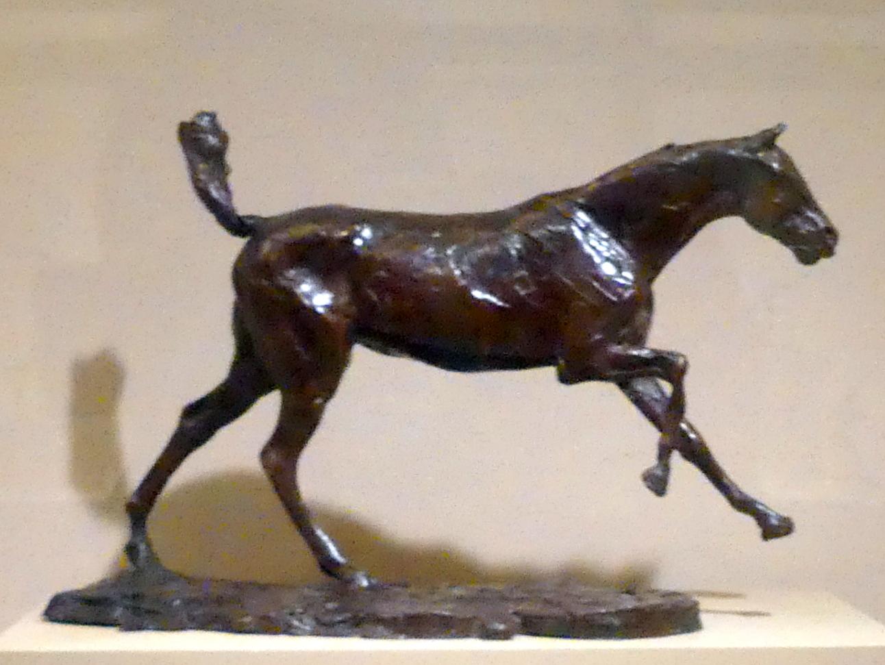 Edgar Degas: Pferd auf rechtem Fuß galoppierend, nach 1887