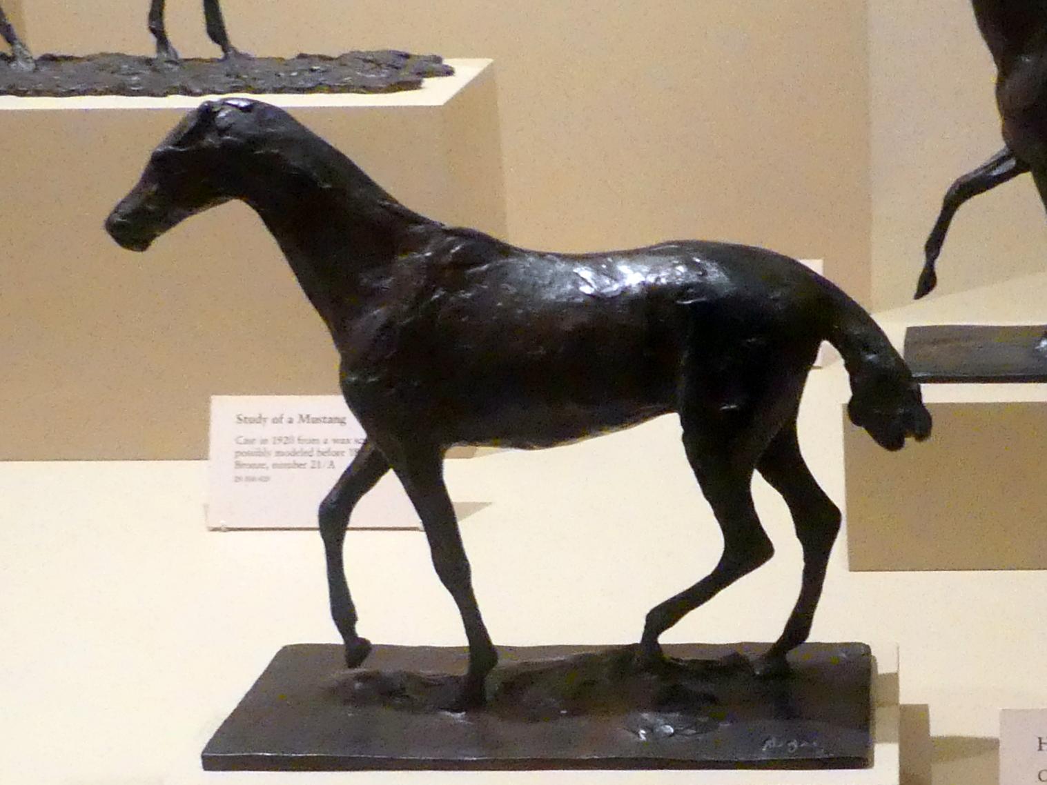 Edgar Degas (1855–1909): Gehendes Pferd, vor 1881
