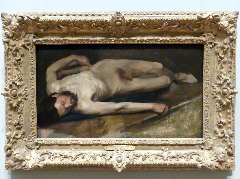 Edgar Degas (1855–1909): Männlicher Akt, 1856