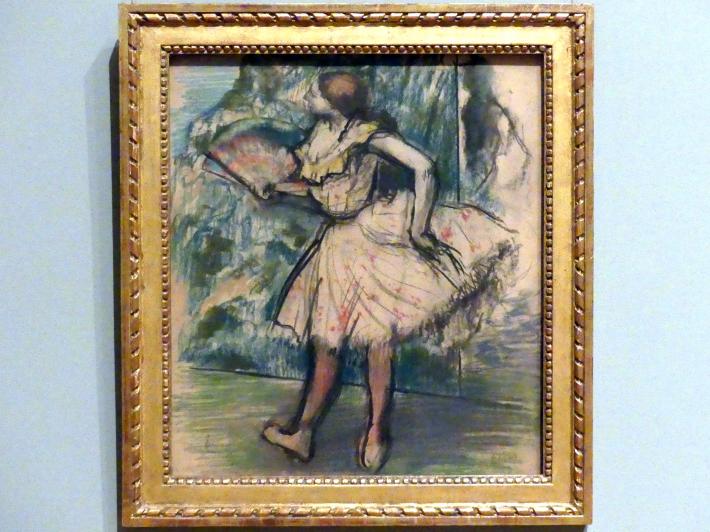 Edgar Degas (1855–1909), Tänzerin mit Fächer, New York, Metropolitan Museum of Art (Met), Saal 816, um 1890–1895