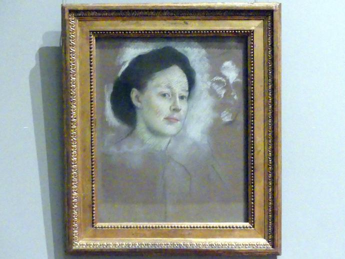 Edgar Degas: Die Cousine des Künstlers, wahrscheinlich Mrs. William Bell (Mathilde Musson, 1841-1878), 1873