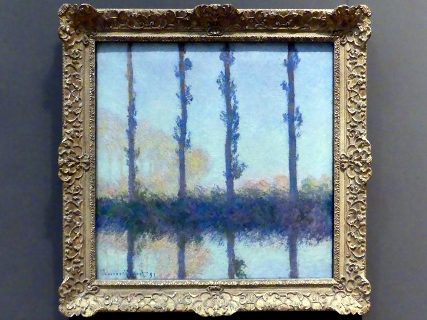 Claude Monet (1864–1925), Die vier Bäume, New York, Metropolitan Museum of Art (Met), Saal 819, 1891