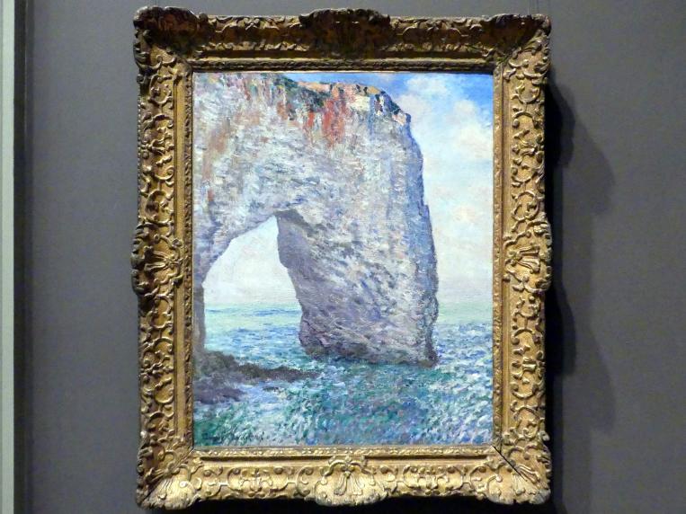 Claude Monet (1864–1925), Das Manneporte bei Étretat, New York, Metropolitan Museum of Art (Met), Saal 819, 1886