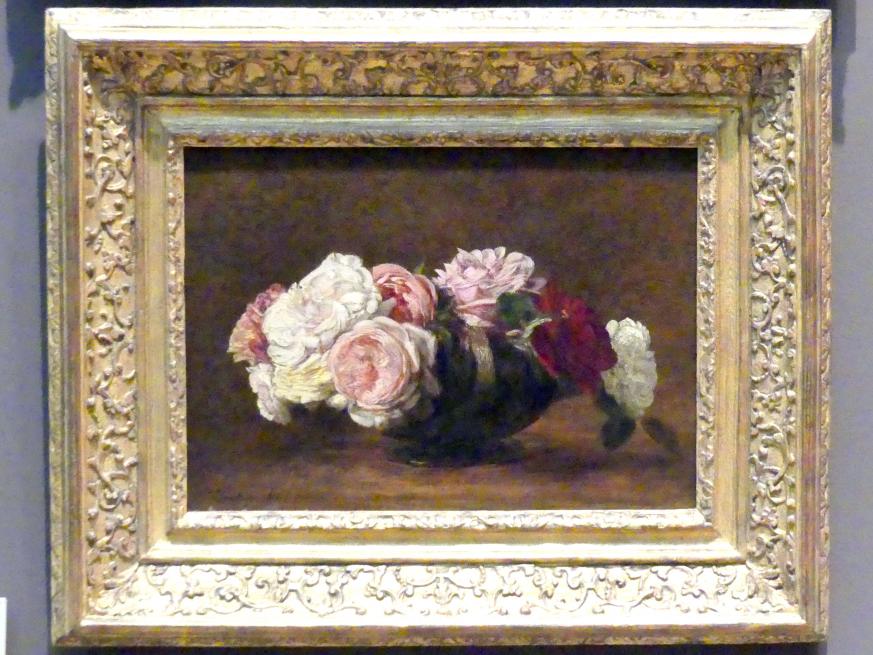 Henri Fantin-Latour (1858–1888), Rosen in einer Schüssel, New York, Metropolitan Museum of Art (Met), Saal 821, 1883, Bild 1/2