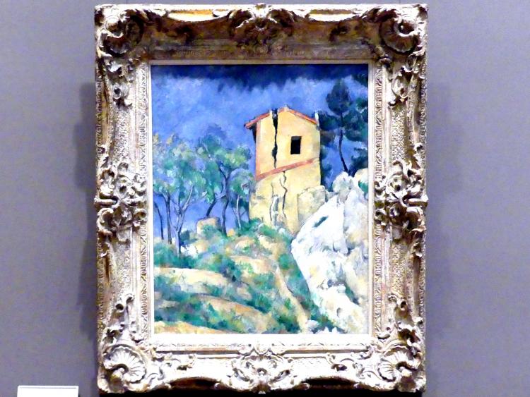 Paul Cézanne (1866–1906), Das Haus mit den rissigen Wänden, New York, Metropolitan Museum of Art (Met), Saal 823, 1892–1894, Bild 1/2