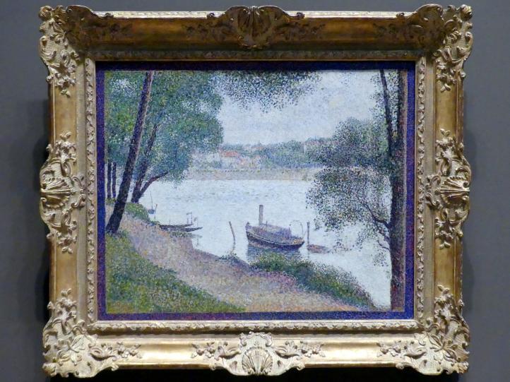 Georges Seurat: Graues Wetter, Grande Jatte, um 1886 - 1888