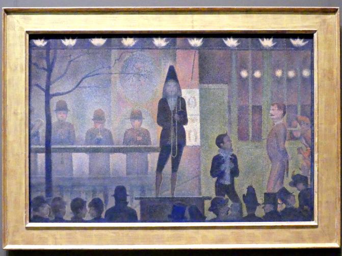 Georges Seurat (1881–1890): Die Zirkusparade, 1887–1888
