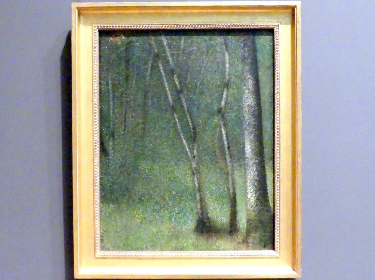 Georges Seurat: Der Wald von Pontaubert, 1881