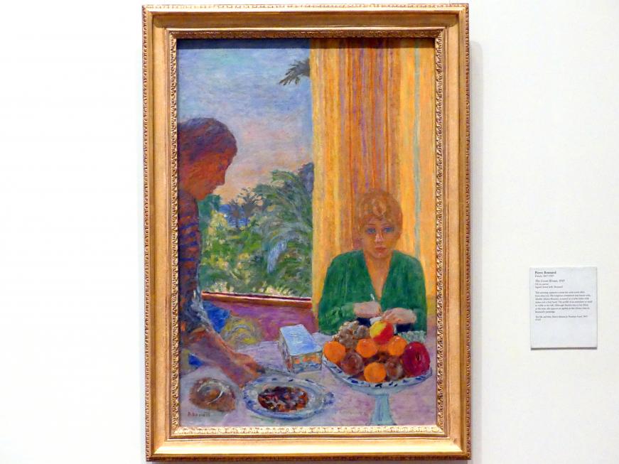 Pierre Bonnard (1893–1943), Die grüne Bluse, New York, Metropolitan Museum of Art (Met), Saal 828, 1919