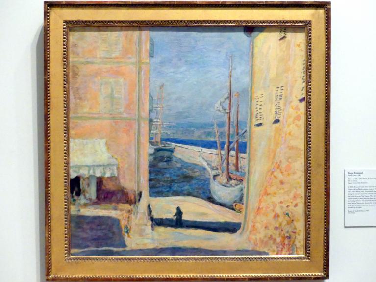 Pierre Bonnard (1893–1943), Blick auf den alten Hafen von Saint-Tropez, New York, Metropolitan Museum of Art (Met), Saal 828, 1911