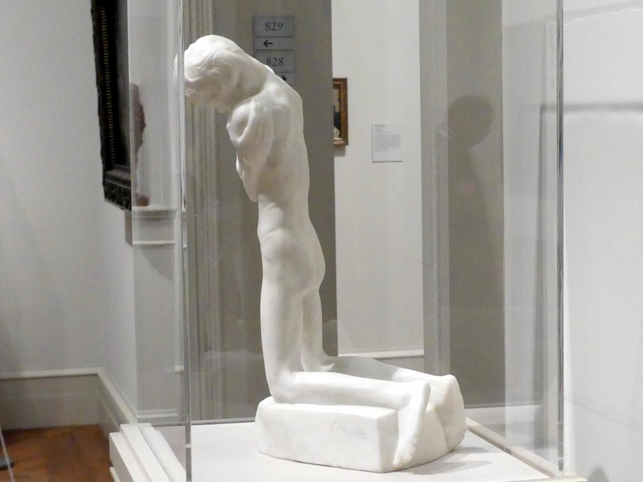 George Minne (1886–1901), Kleiner kniender Junge, New York, Metropolitan Museum of Art (Met), Saal 829, 1896, Bild 3/6