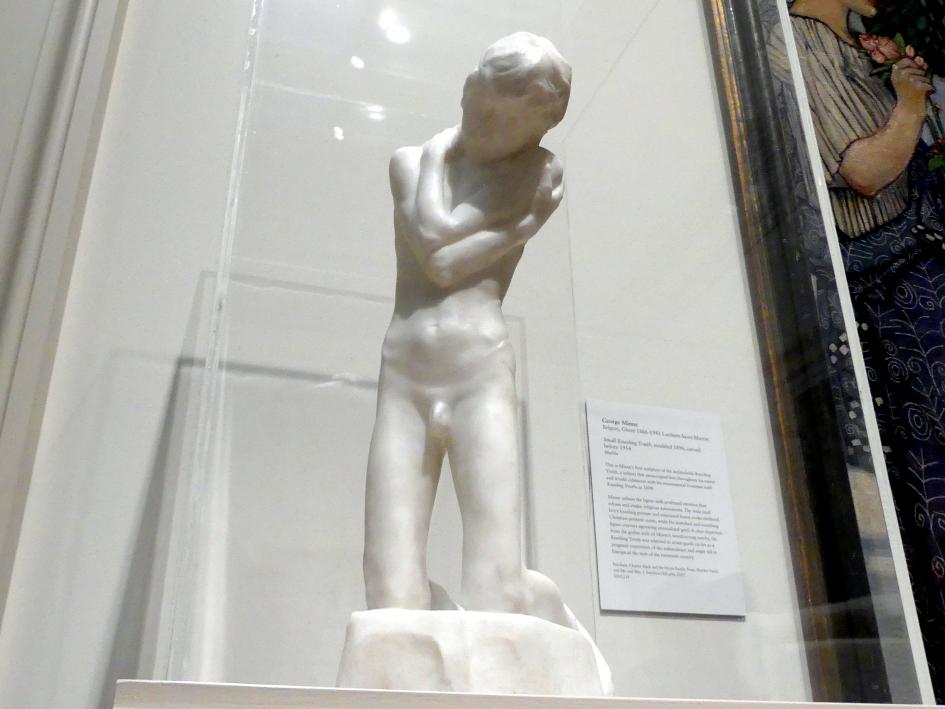 George Minne (1886–1901), Kleiner kniender Junge, New York, Metropolitan Museum of Art (Met), Saal 829, 1896, Bild 5/6
