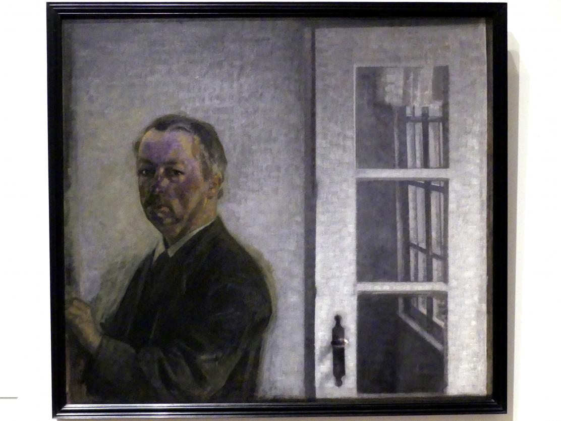 Vilhelm Hammershøi (1885–1912): Selbstporträt, 1911