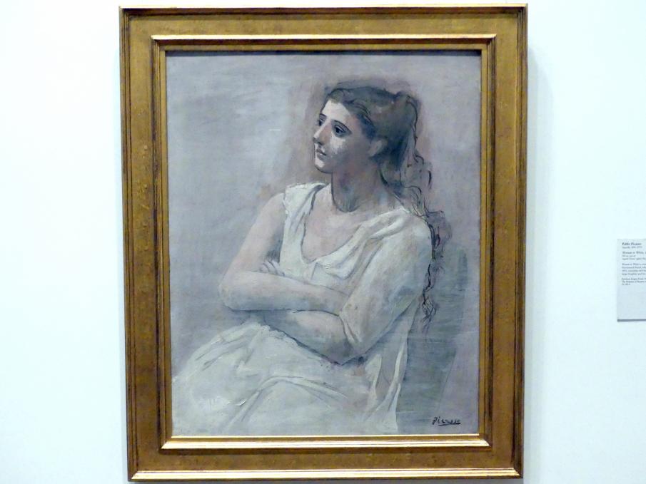 Pablo Picasso (1897–1972), Frau in Weiß, New York, Metropolitan Museum of Art (Met), Saal 830, 1923