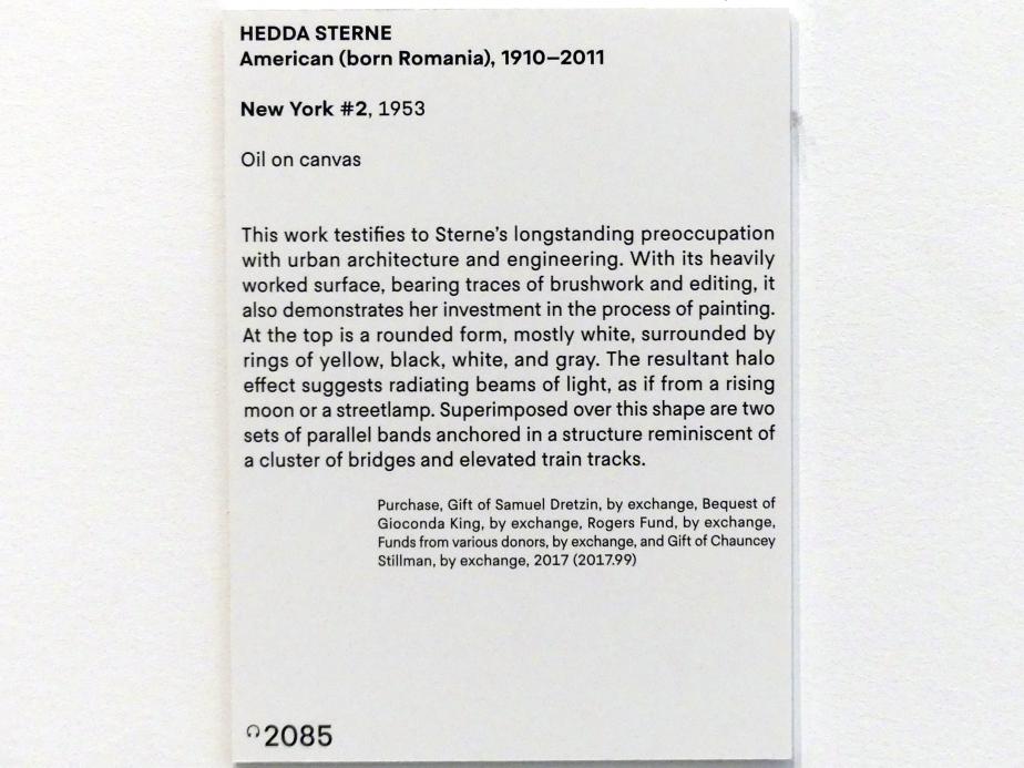 Hedda Sterne (1953–1954): New York #2, 1953, Bild 2/2