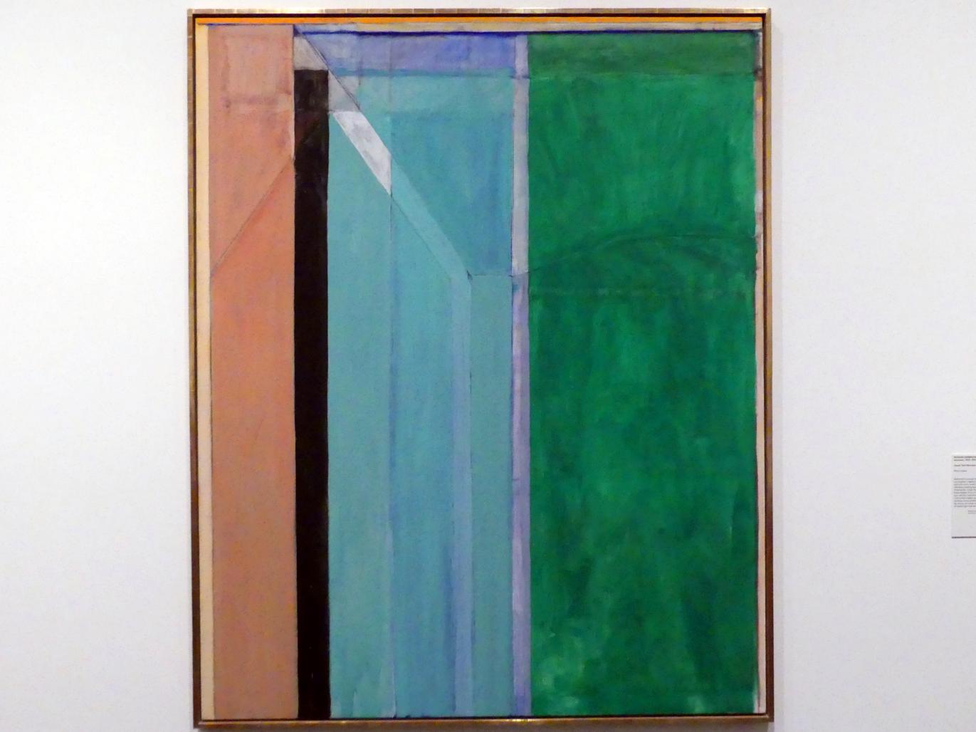 Richard Diebenkorn (1970), Ocean Park (Nummer 30), New York, Metropolitan Museum of Art (Met), Saal 924, 1970