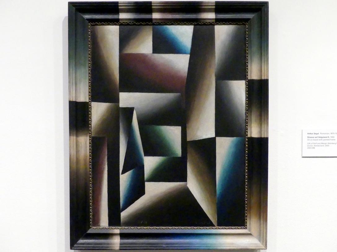 Arthur Aron Segal (1920–1924), Straße auf Helgoland II, New York, Metropolitan Museum of Art (Met), Saal 912, 1924